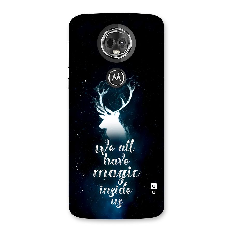 Magic Inside Back Case for Moto E5 Plus
