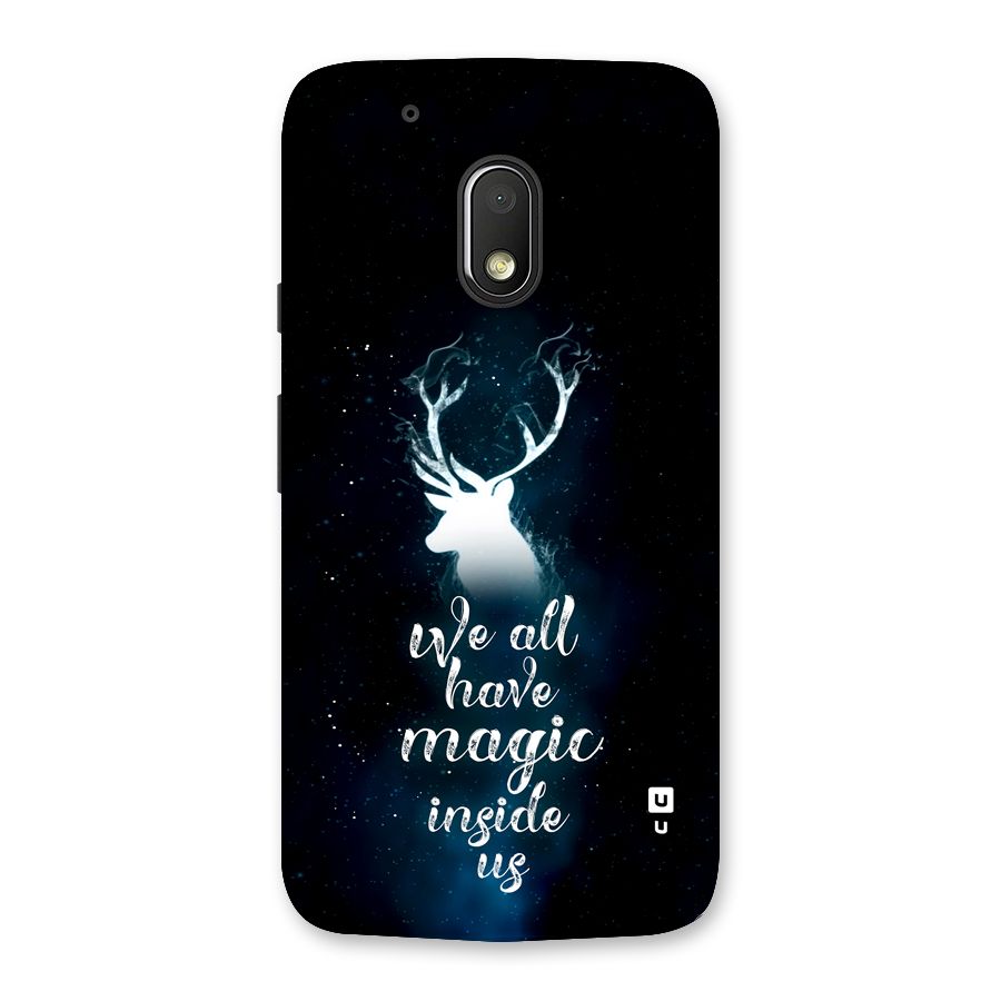 Magic Inside Back Case for Moto G4 Play