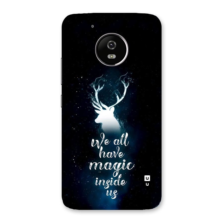 Magic Inside Back Case for Moto G5
