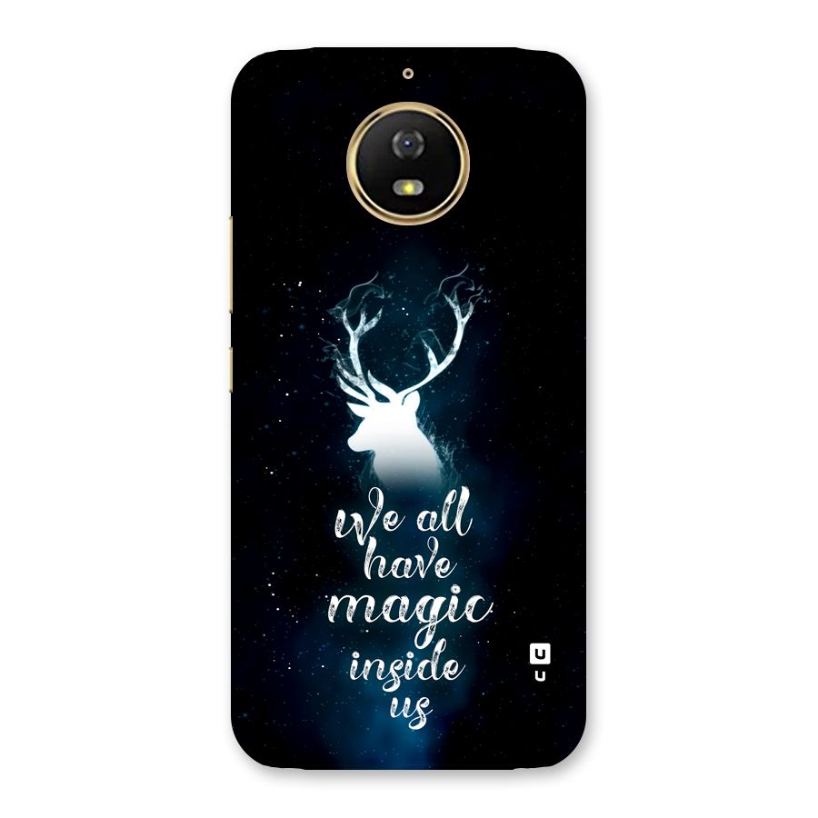 Magic Inside Back Case for Moto G5s