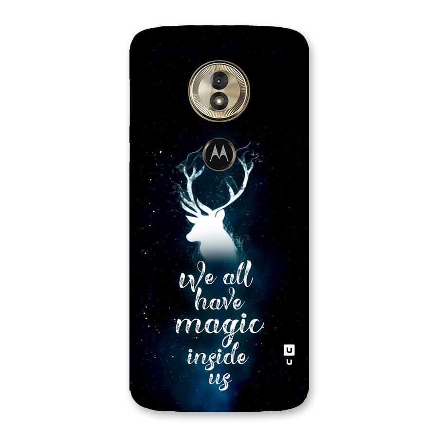 Magic Inside Back Case for Moto G6 Play