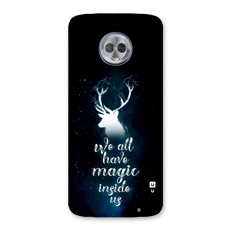 Magic Inside Back Case for Moto G6 Plus