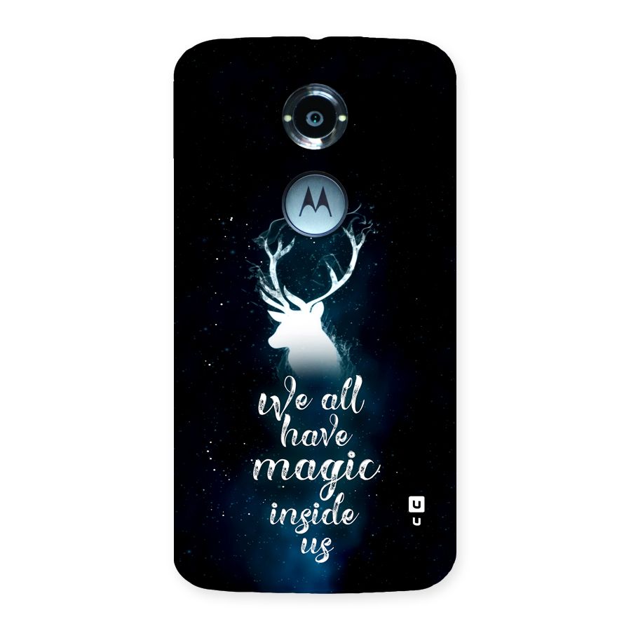 Magic Inside Back Case for Moto X2