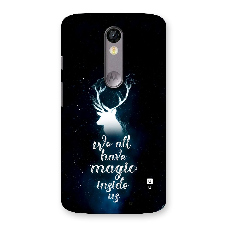 Magic Inside Back Case for Moto X Force