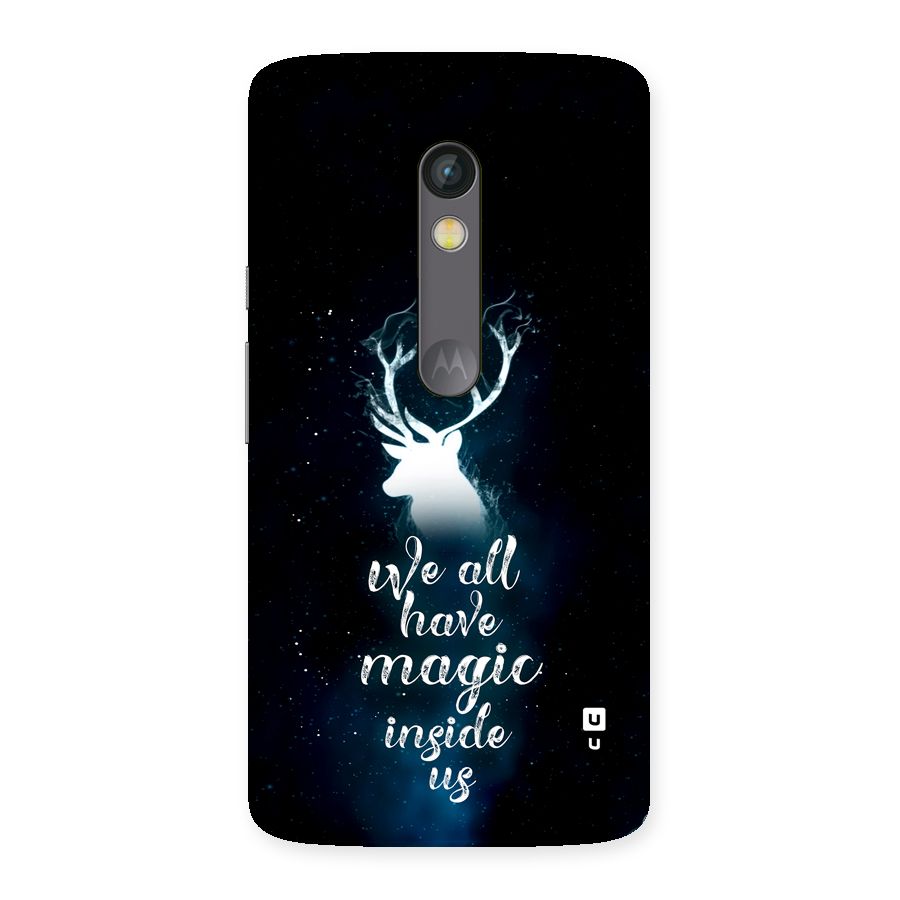 Magic Inside Back Case for Moto X Play