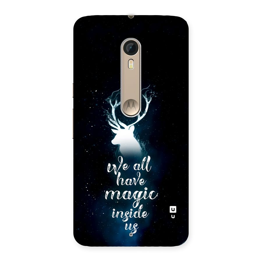 Magic Inside Back Case for Moto X Style