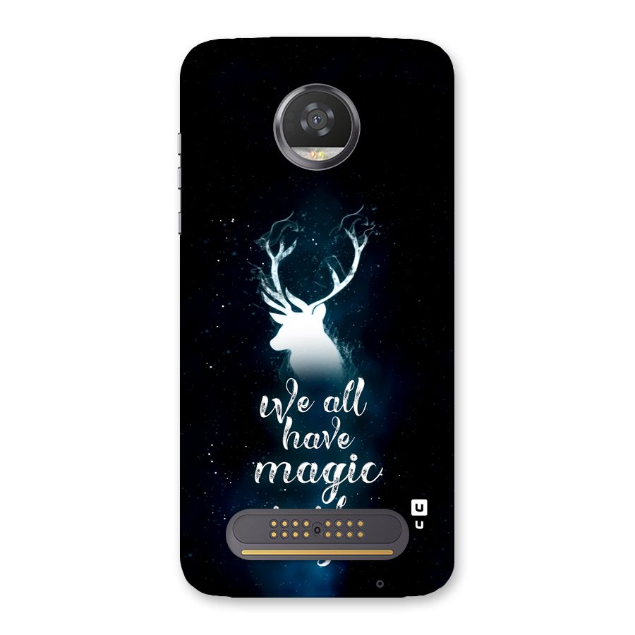 Magic Inside Back Case for Moto Z2 Play