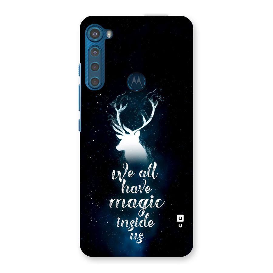 Magic Inside Back Case for Motorola One Fusion Plus