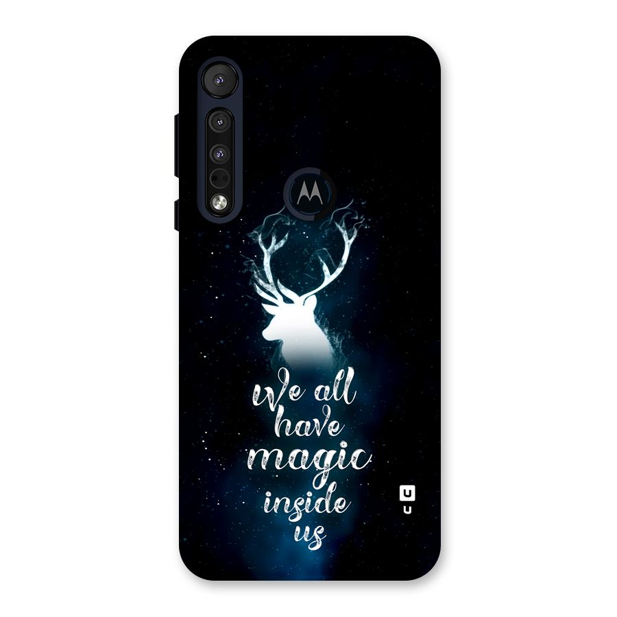 Magic Inside Back Case for Motorola One Macro