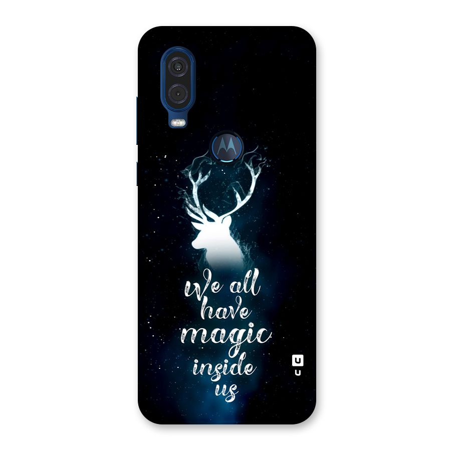 Magic Inside Back Case for Motorola One Vision