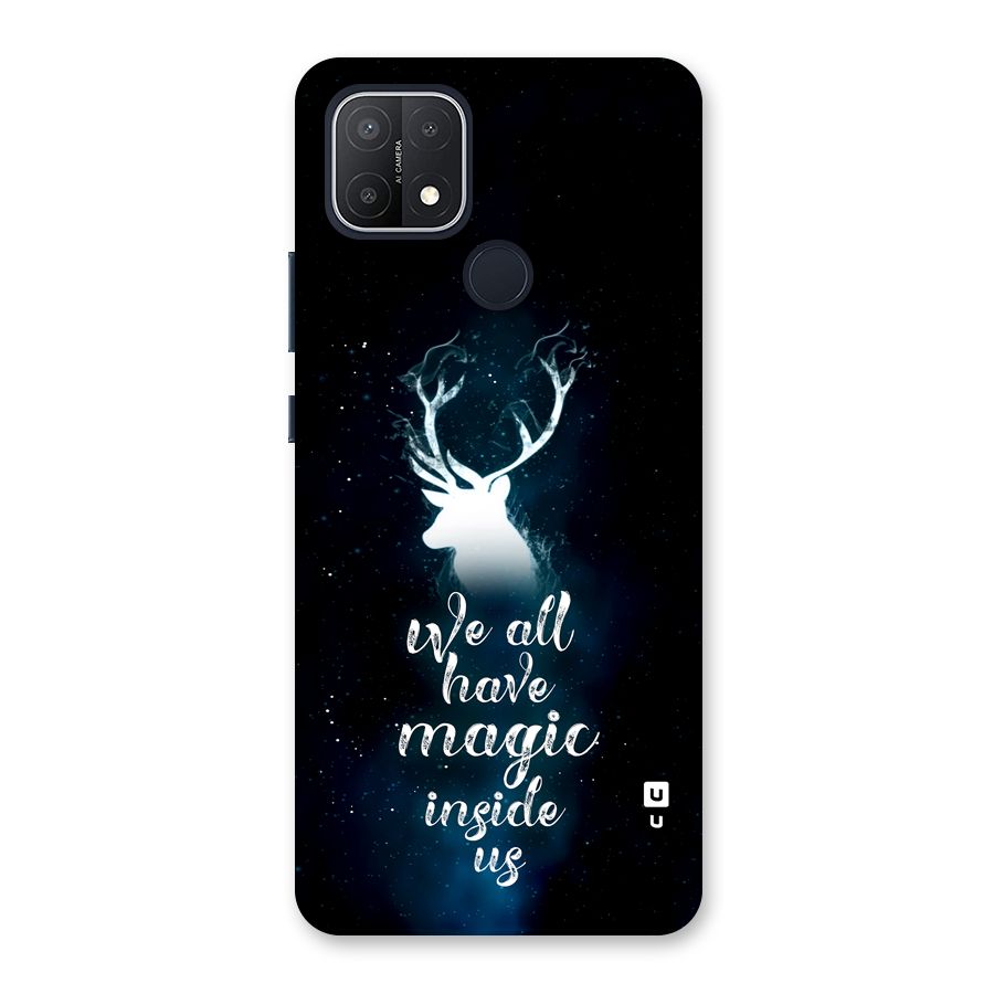 Magic Inside Back Case for Oppo A15