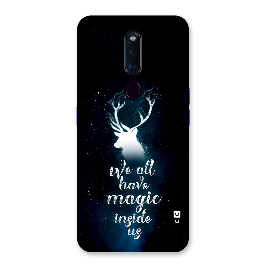Magic Inside Back Case for Oppo F11 Pro