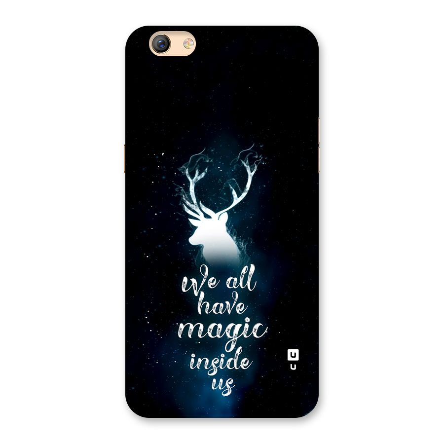 Magic Inside Back Case for Oppo F3 Plus