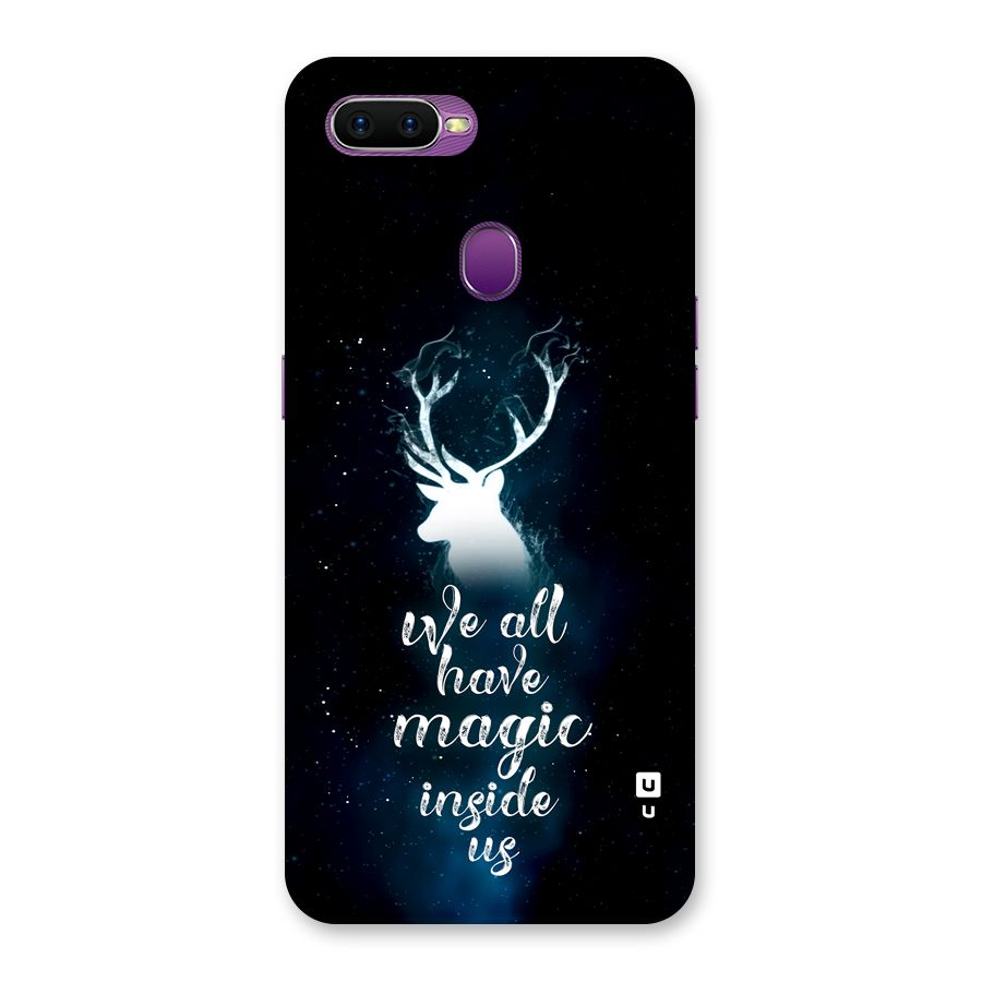 Magic Inside Back Case for Oppo F9