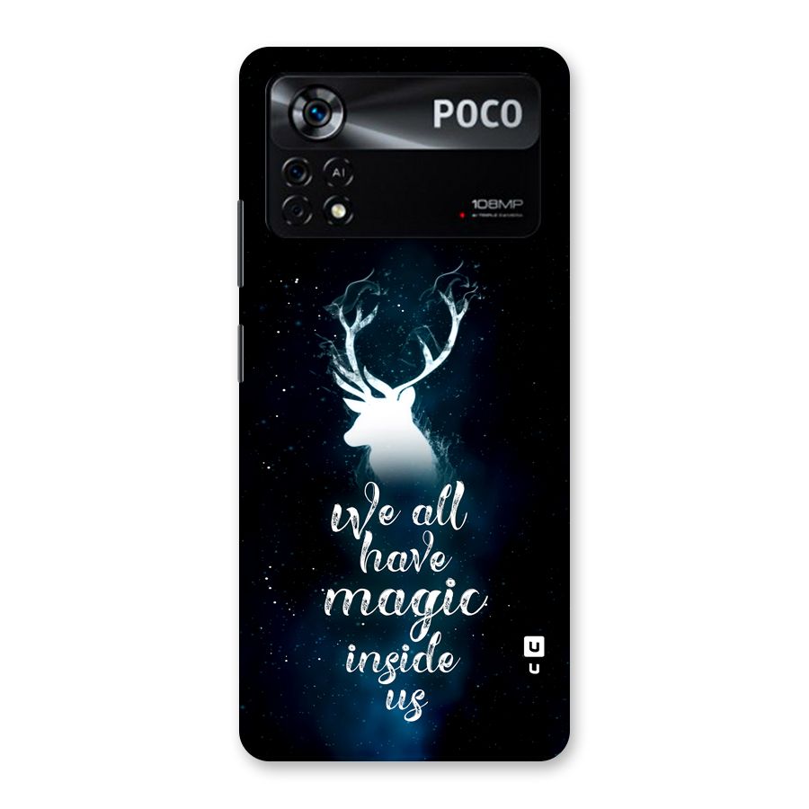 Magic Inside Back Case for Poco X4 Pro 5G