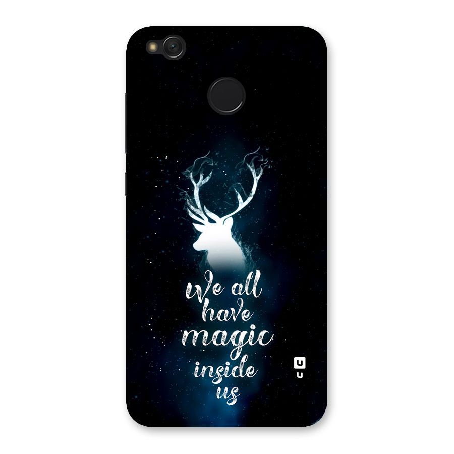 Magic Inside Back Case for Redmi 4