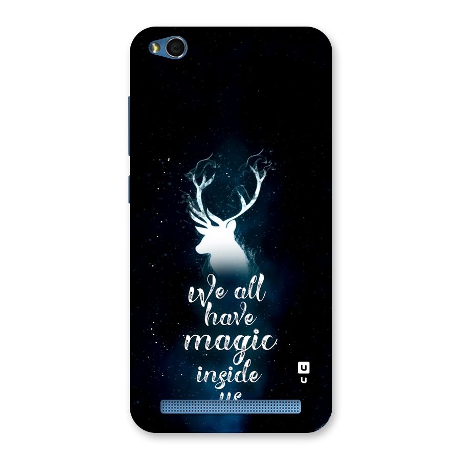 Magic Inside Back Case for Redmi 5A