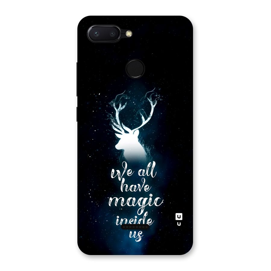 Magic Inside Back Case for Redmi 6