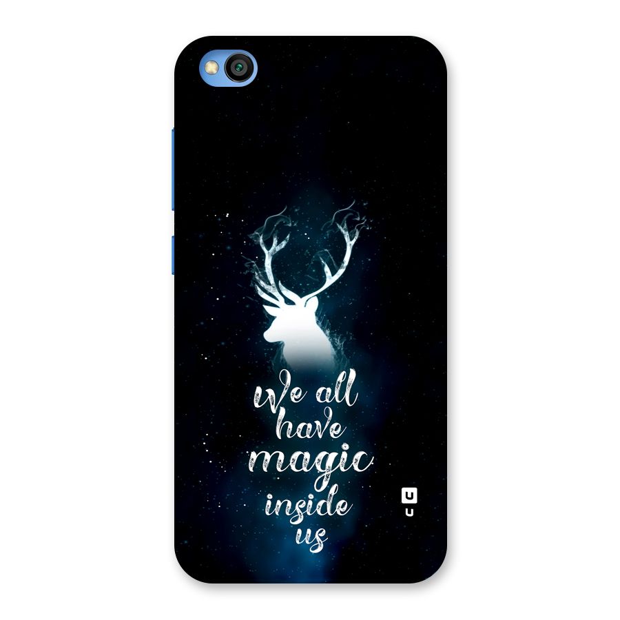 Magic Inside Back Case for Redmi Go