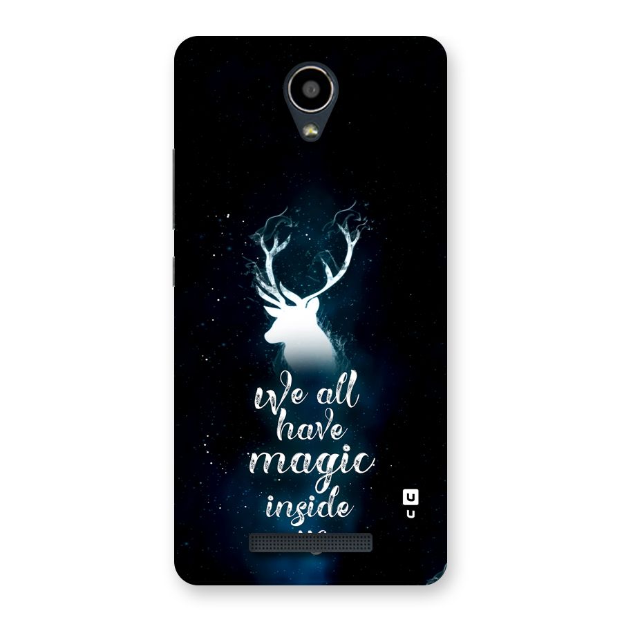 Magic Inside Back Case for Redmi Note 2
