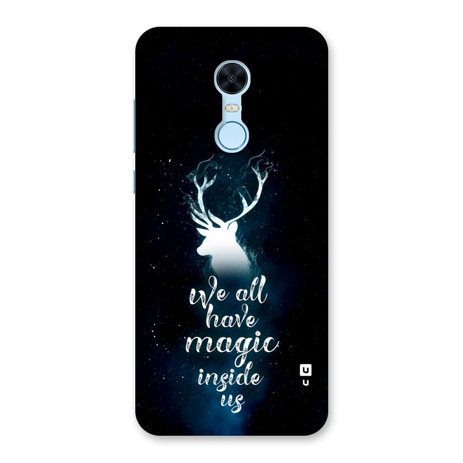 Magic Inside Back Case for Redmi Note 5