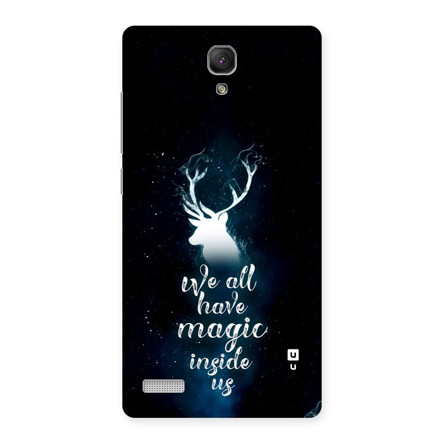 Magic Inside Back Case for Redmi Note Prime
