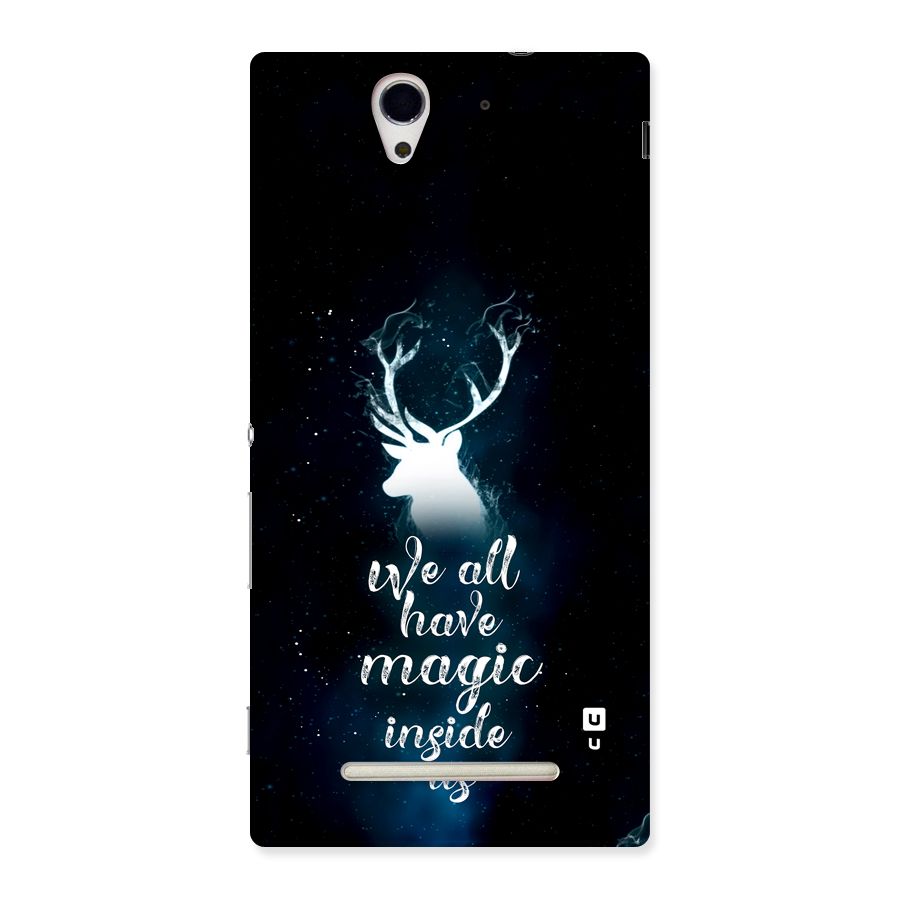 Magic Inside Back Case for Xperia C3