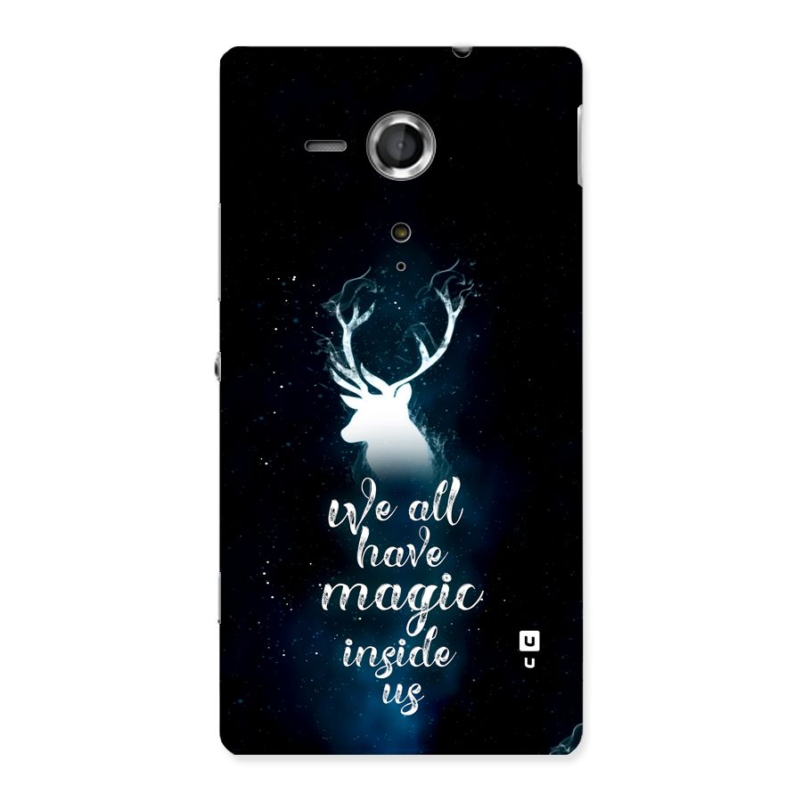 Magic Inside Back Case for Xperia Sp