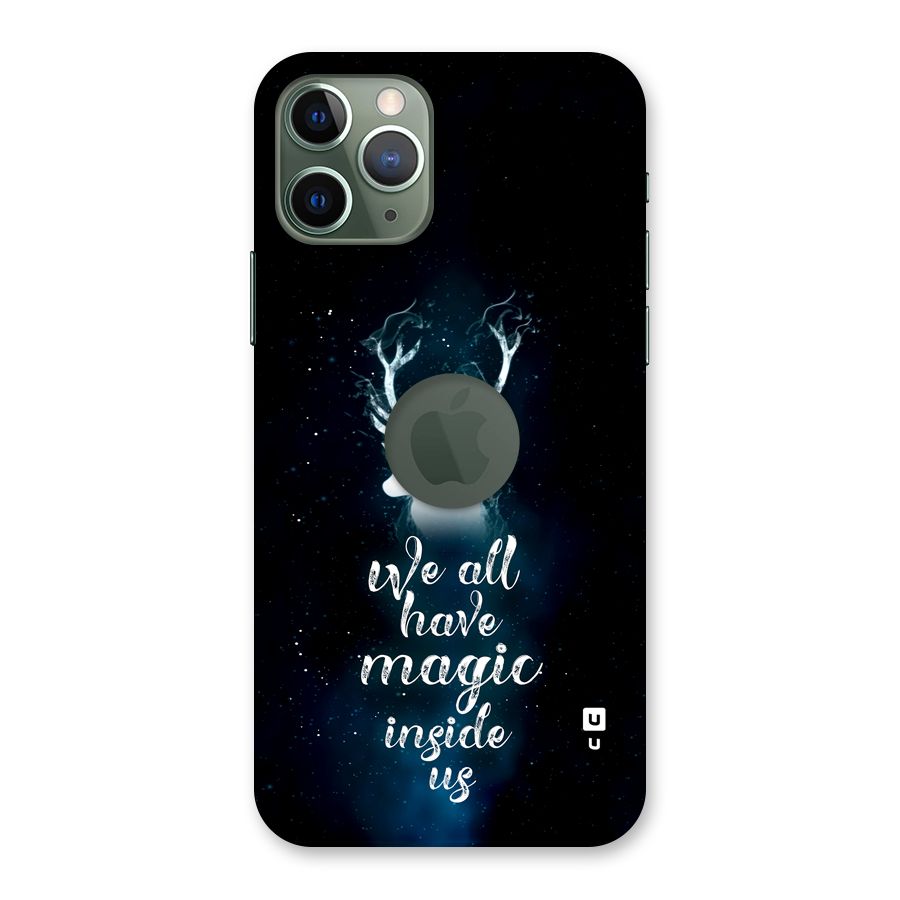 Magic Inside Back Case for iPhone 11 Pro Logo Cut