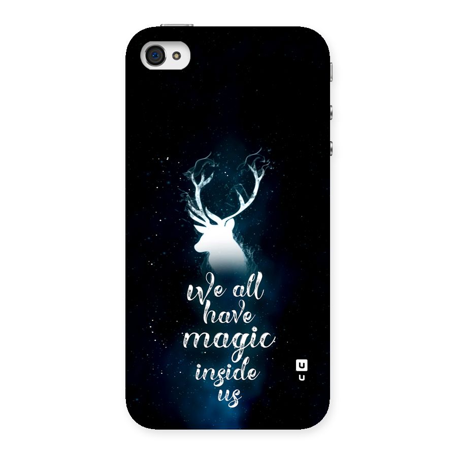 Magic Inside Back Case for iPhone 4 4s