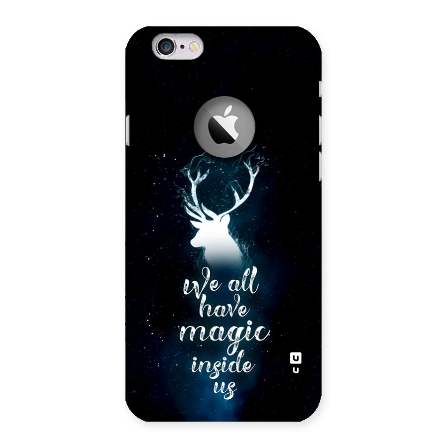 Magic Inside Back Case for iPhone 6 Logo Cut