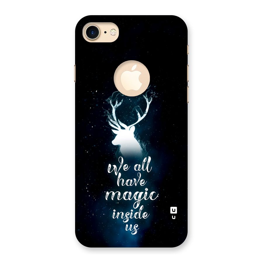 Magic Inside Back Case for iPhone 7 Logo Cut