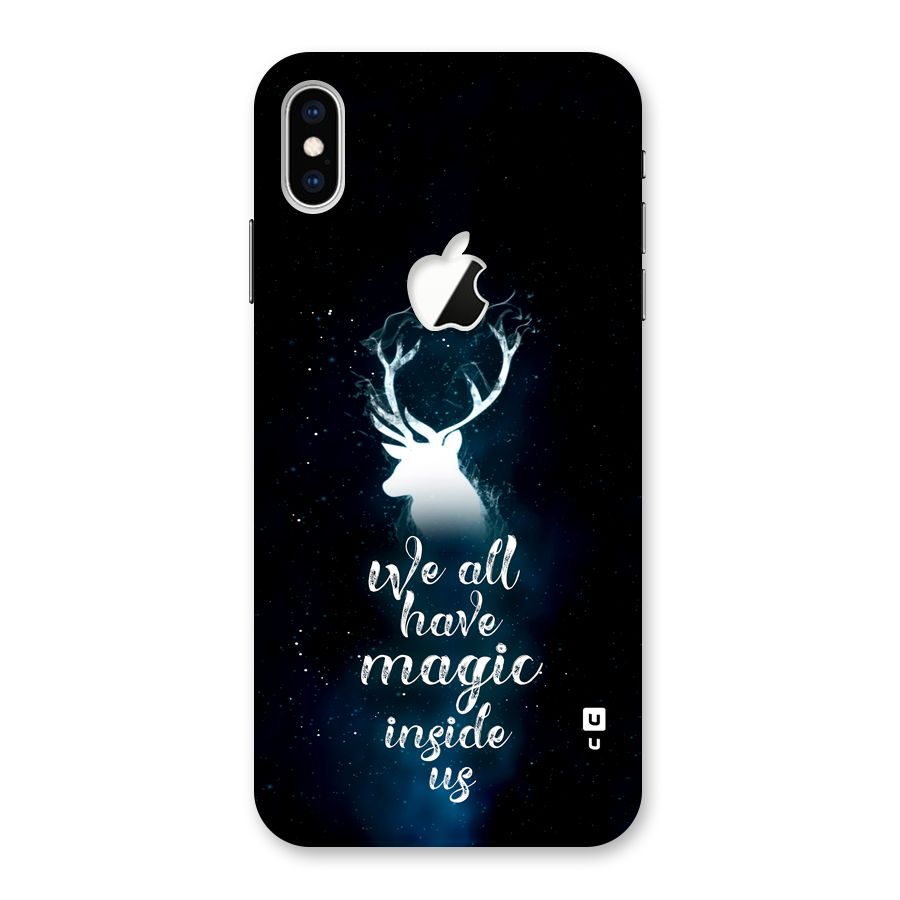 Magic Inside Back Case for iPhone XS Max Apple Cut