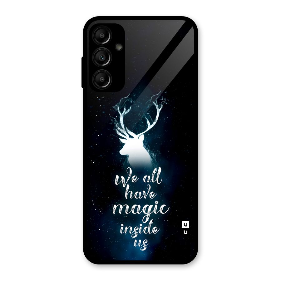 Magic Inside Glass Back Case for Galaxy A14 5G