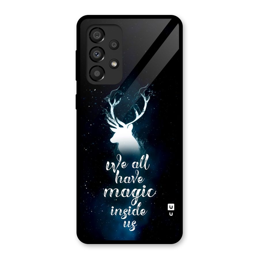 Magic Inside Glass Back Case for Galaxy A33 5G