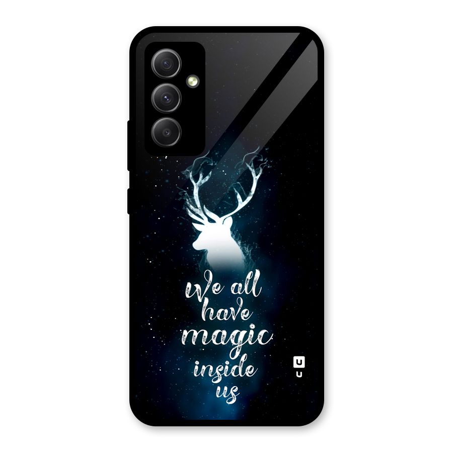Magic Inside Glass Back Case for Galaxy A34
