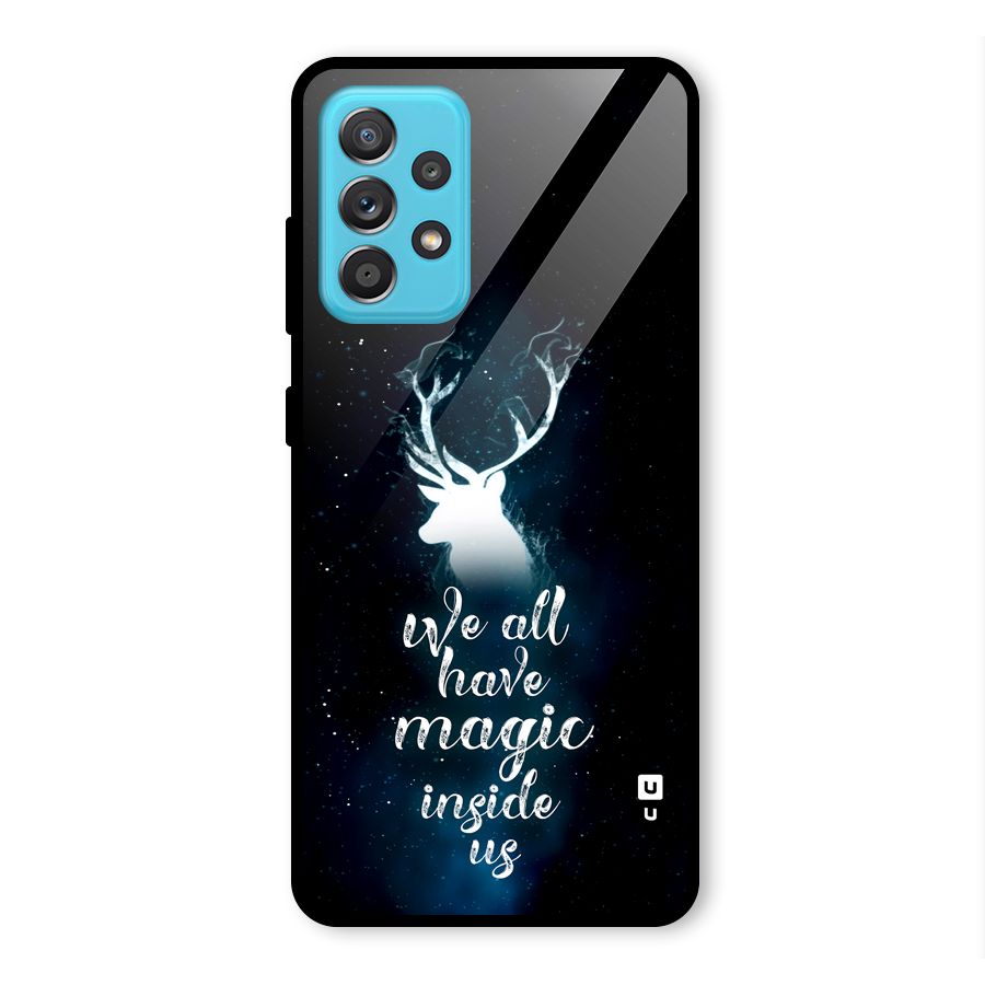 Magic Inside Glass Back Case for Galaxy A52