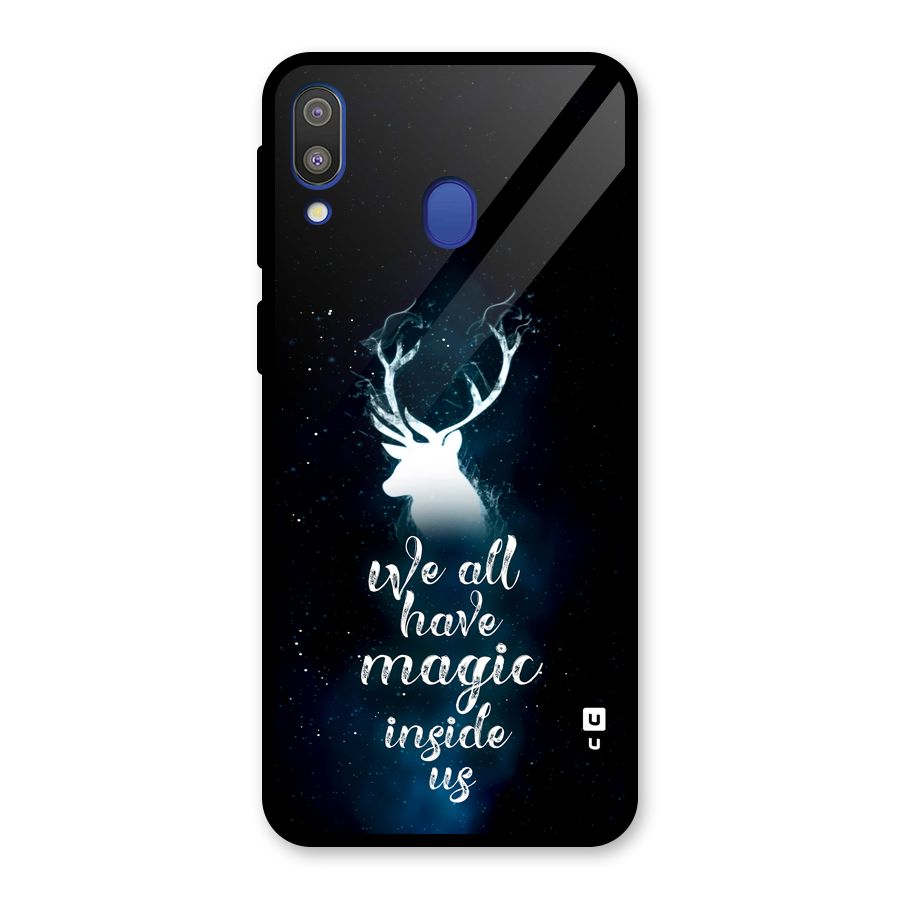 Magic Inside Glass Back Case for Galaxy M20