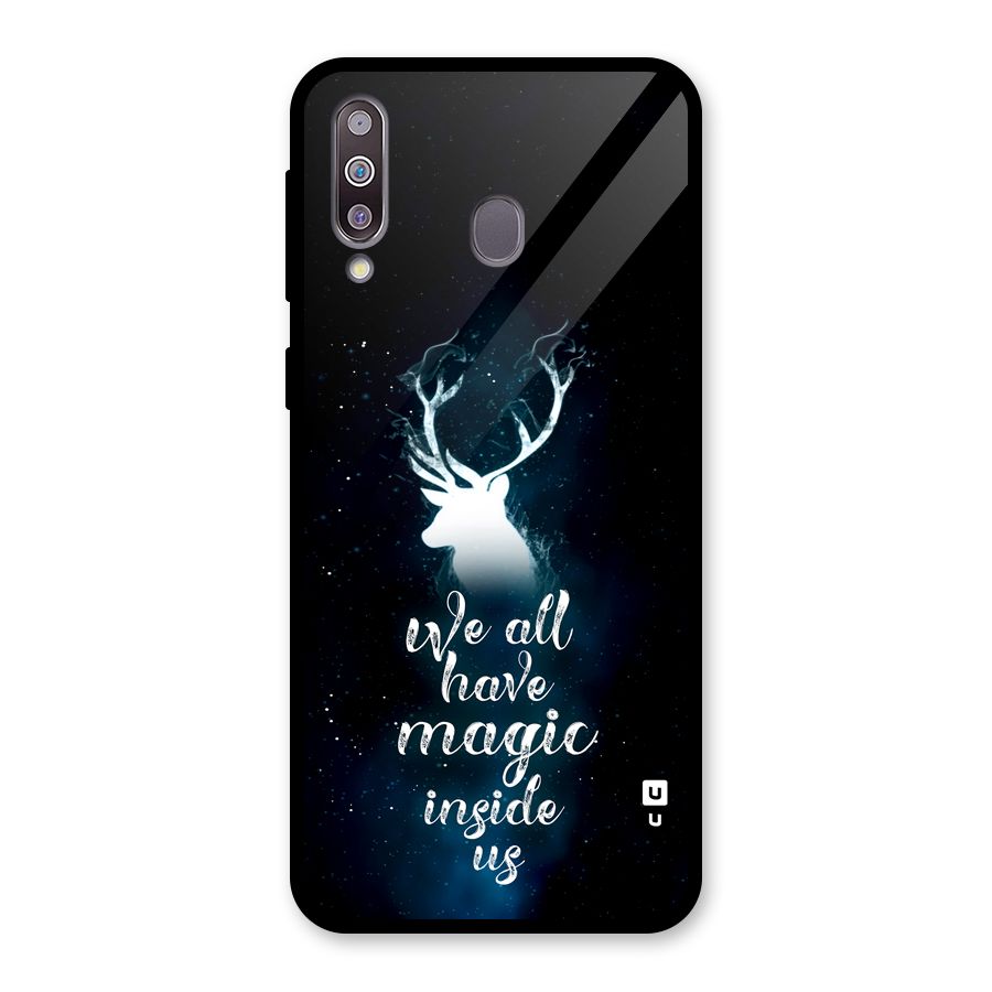 Magic Inside Glass Back Case for Galaxy M30