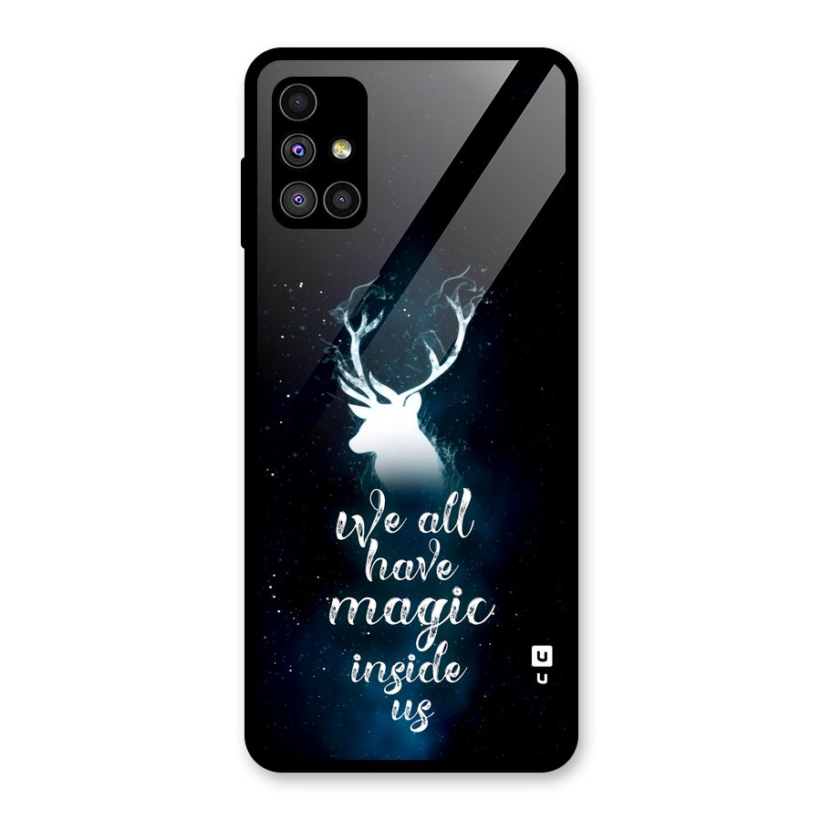 Magic Inside Glass Back Case for Galaxy M51