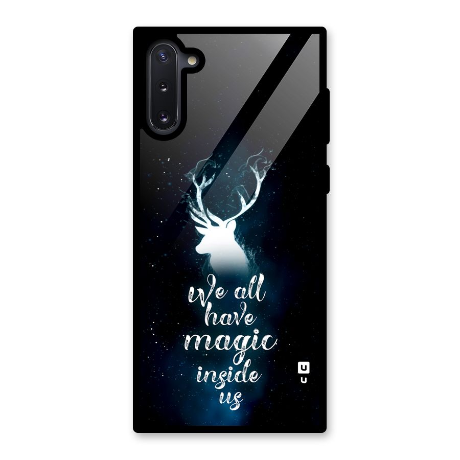 Magic Inside Glass Back Case for Galaxy Note 10
