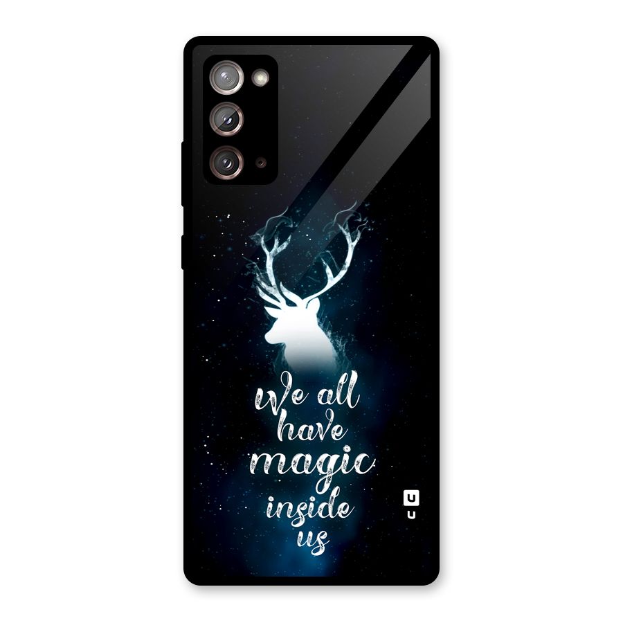 Magic Inside Glass Back Case for Galaxy Note 20