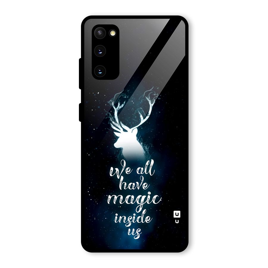 Magic Inside Glass Back Case for Galaxy S20 FE 5G