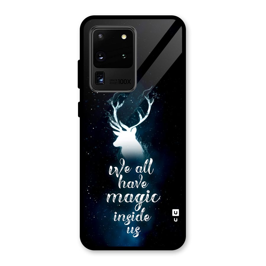 Magic Inside Glass Back Case for Galaxy S20 Ultra