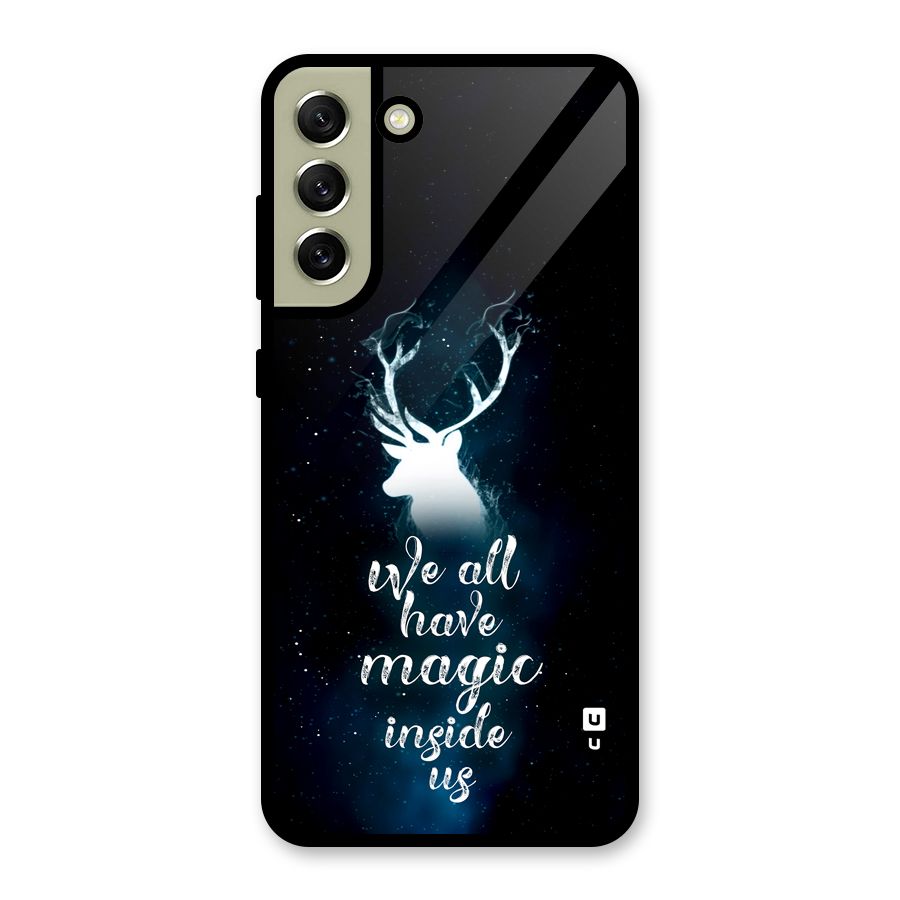 Magic Inside Glass Back Case for Galaxy S21 FE 5G