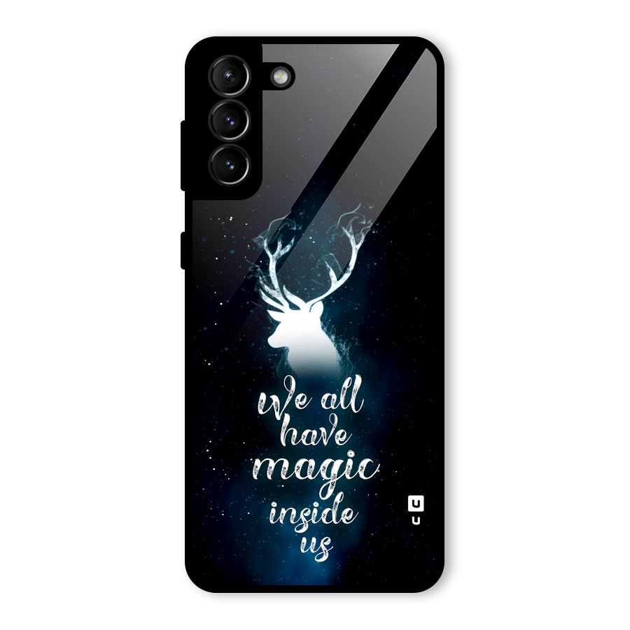 Magic Inside Glass Back Case for Galaxy S21 Plus