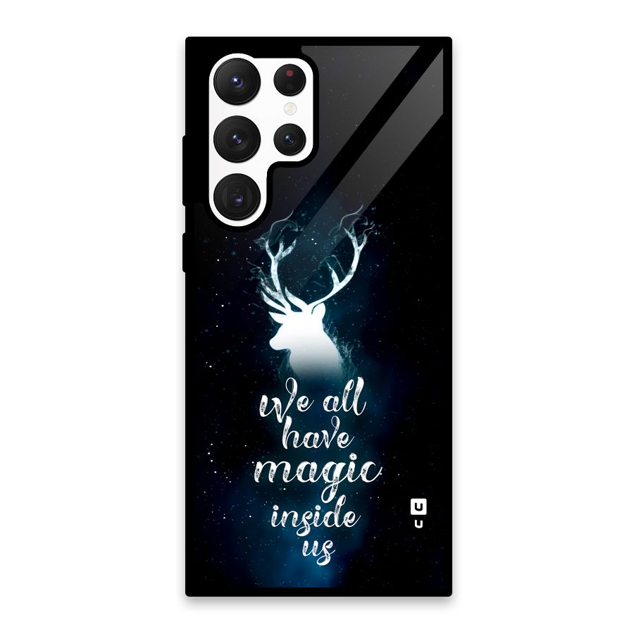 Magic Inside Glass Back Case for Galaxy S22 Ultra 5G