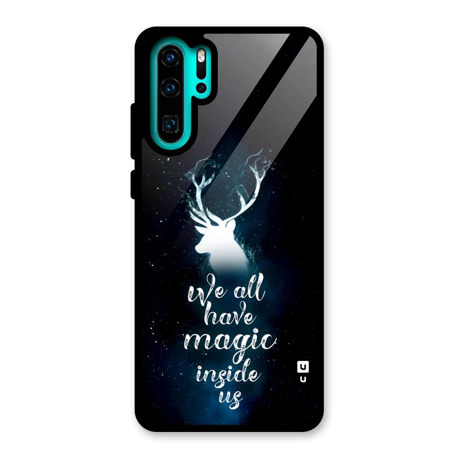Magic Inside Glass Back Case for Huawei P30 Pro