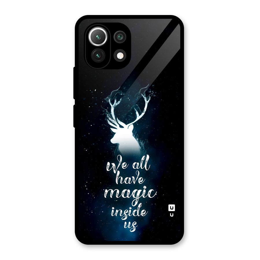 Magic Inside Glass Back Case for Mi 11 Lite NE 5G