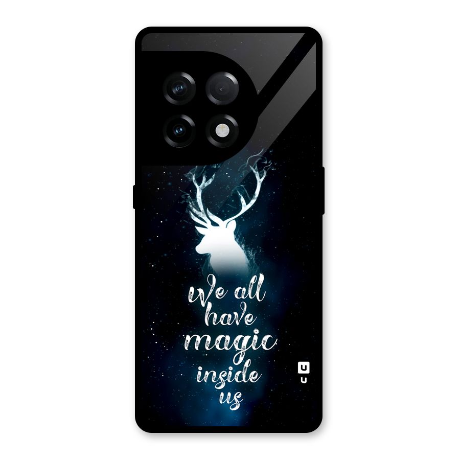 Magic Inside Glass Back Case for OnePlus 11R